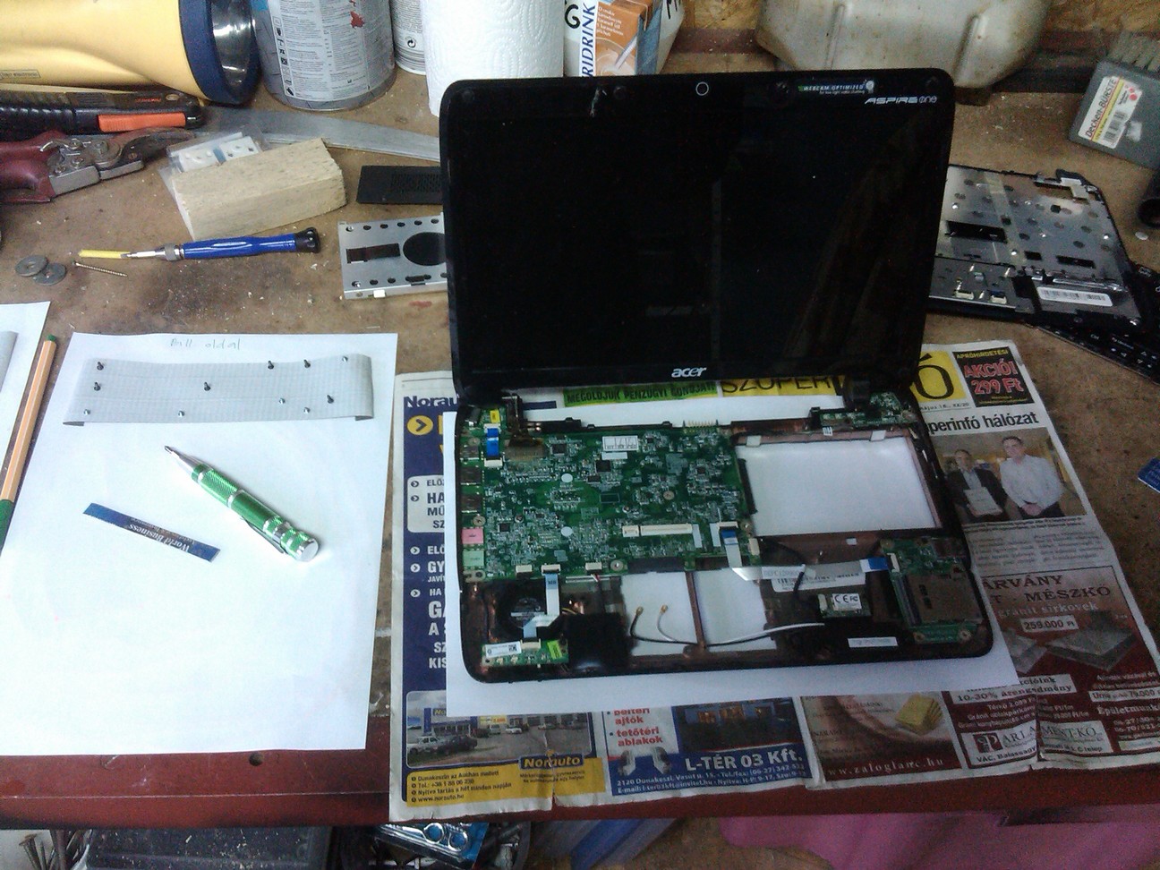 Netbook
javítás