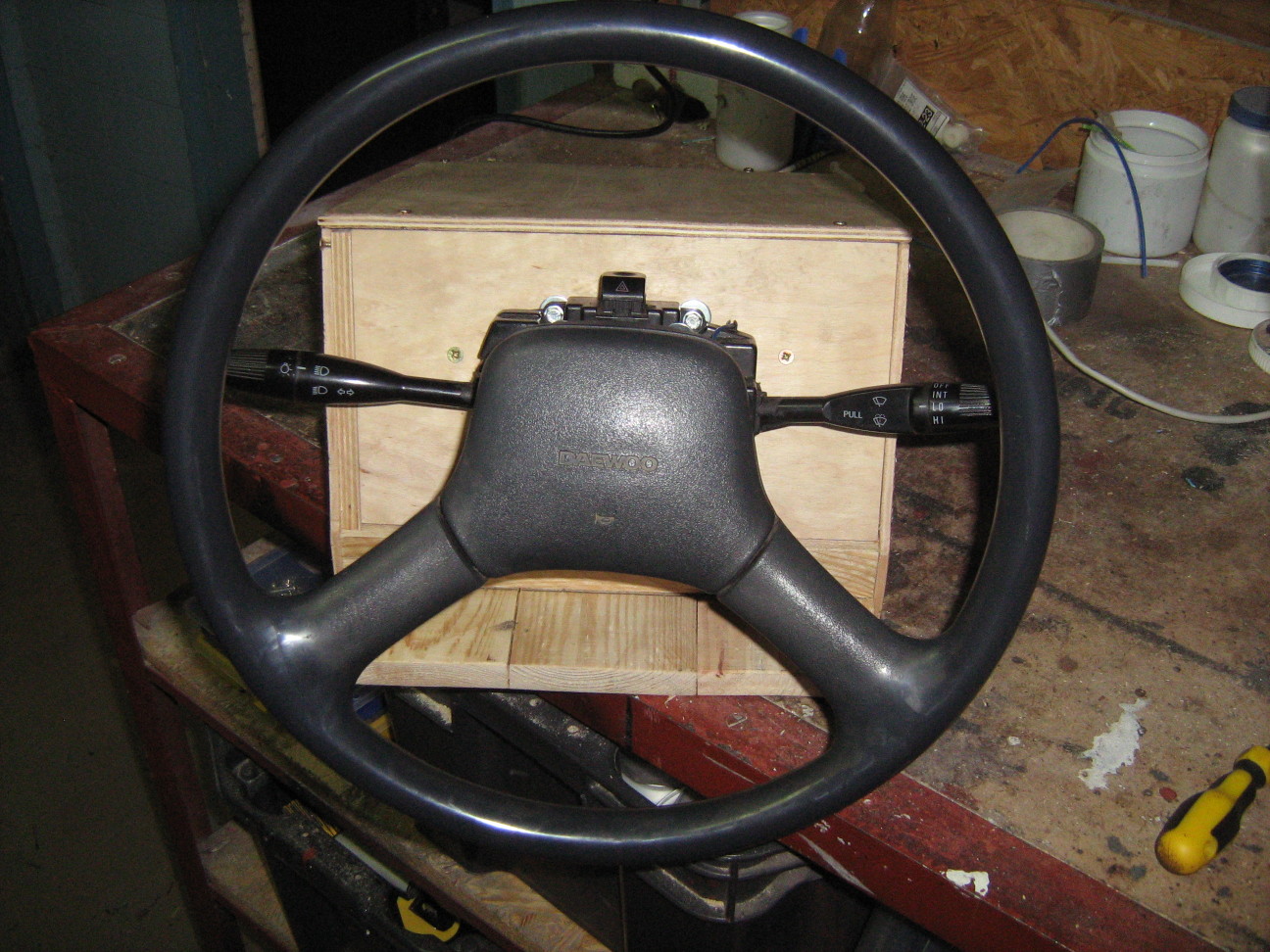 Joystick kormánykerék
dobozolva