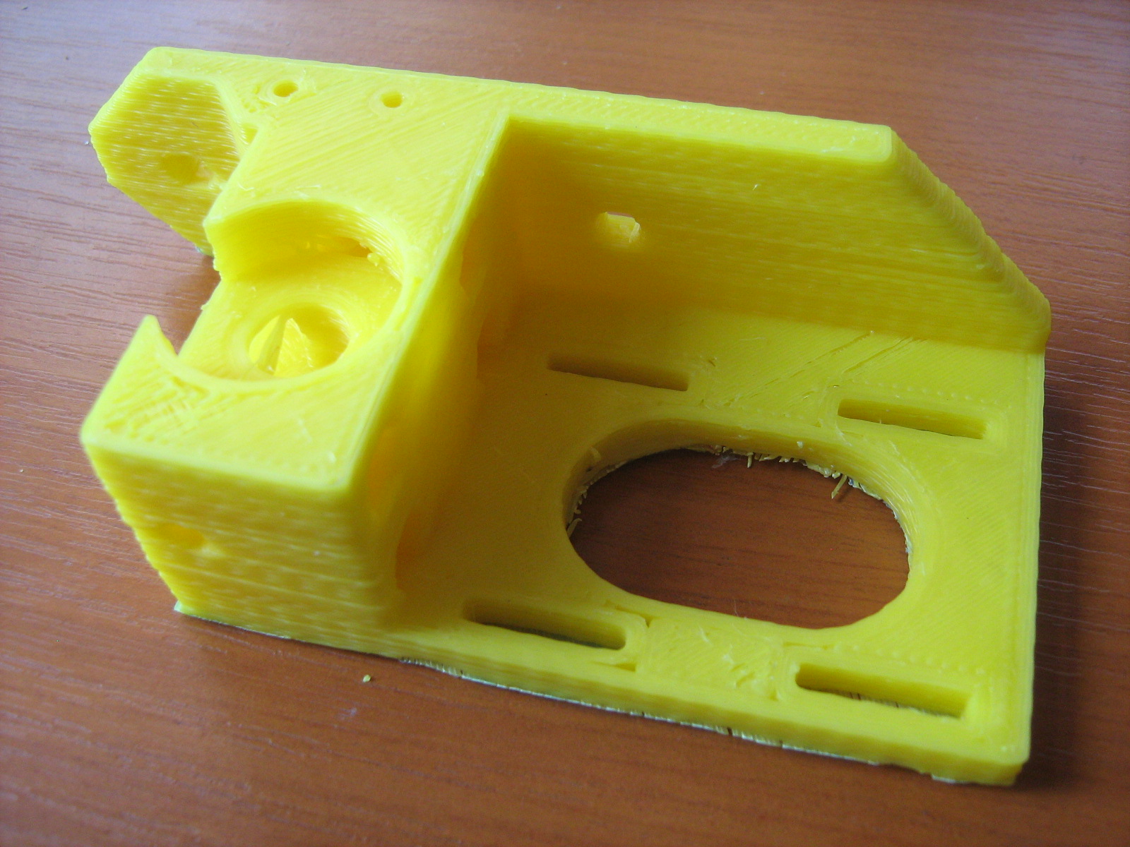 Kész
munkadarab (Wade típusú 3D nyomtatófej
alkatrész)